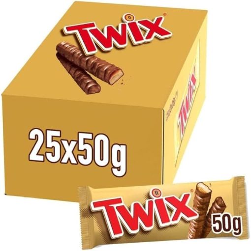 Twix Chocolate(1 Box (25 Bars))