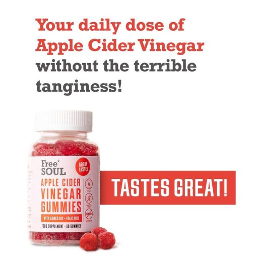 Apple Cider Vinegar Gummies with B12 & Folic Acid. - Image 4