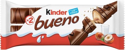 KINDER BUENO Milk Chocolate and Hazelnut Cream Candy Bars, 20 Packs - Image 6